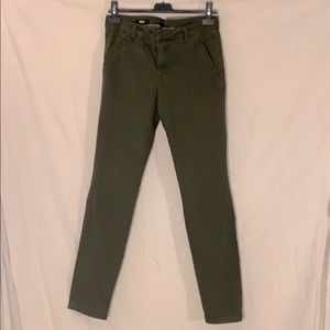 BDG Skinny Khakis in Army Green